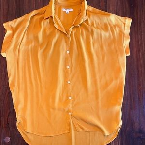 SOLD New, no tags, Madewell, mustard yellow top, XS
